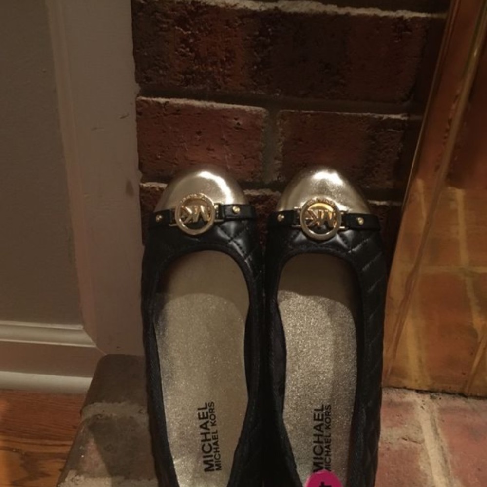 Gold and black shoe will take 350 or a lower
